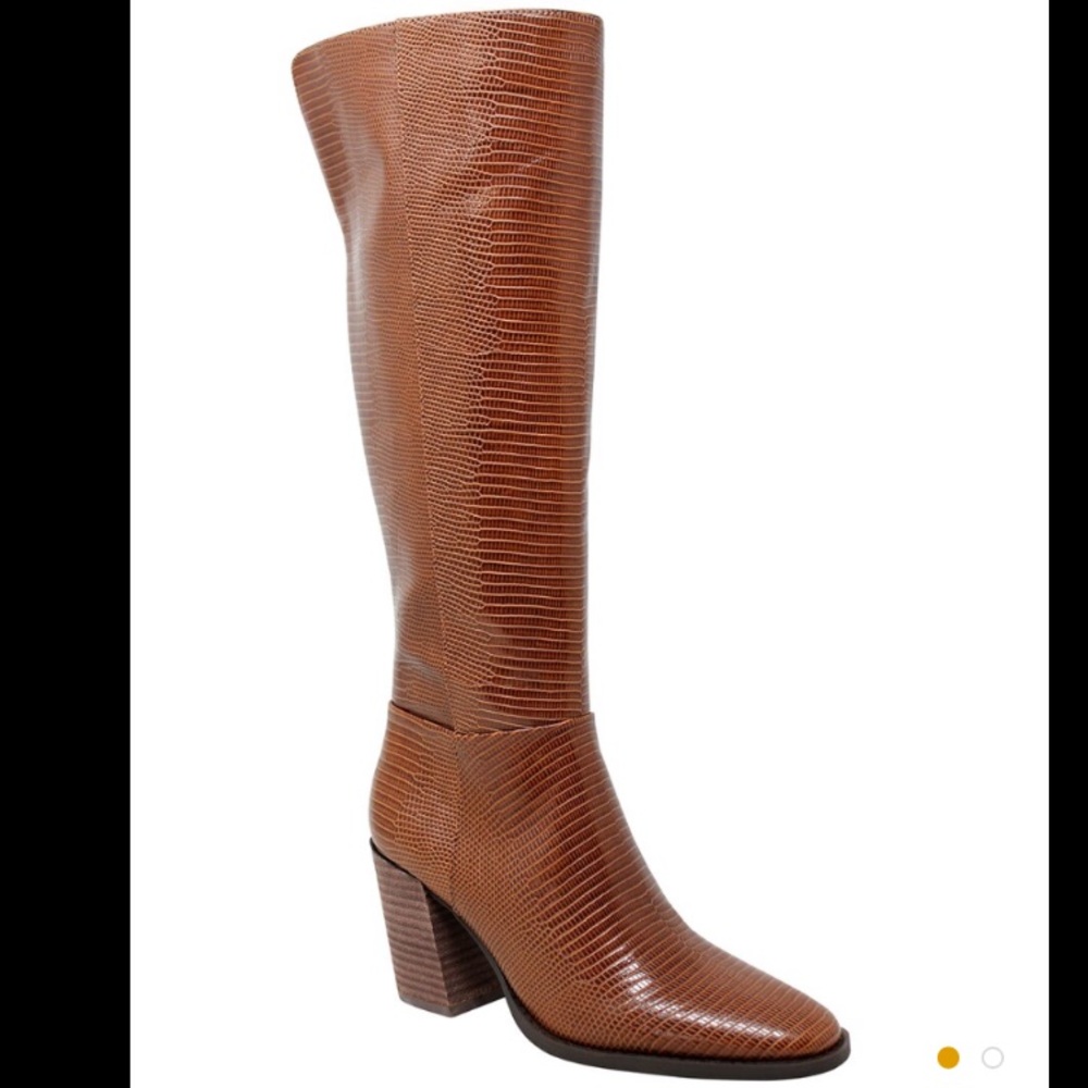 Charles David Cognac Boot NWB